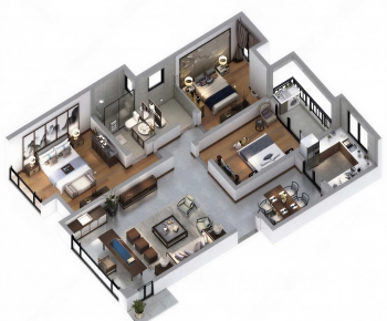 New Chinese Style A Bird's-eye View Of Home Decoration-ID:292260896