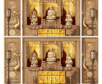 New Chinese Style Buddhist Niche-ID:696439983