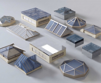 Modern Building Component-ID:718497993