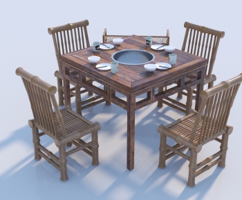 Modern Dining Table And Chairs-ID:816929103