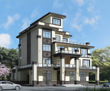 New Chinese Style Detached Villa-ID:105431089