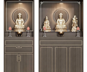 New Chinese Style Buddhist Niche-ID:552464017