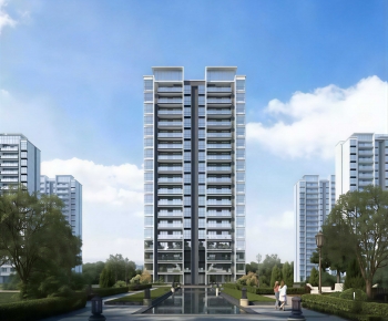 Modern Residential Building-ID:562154057