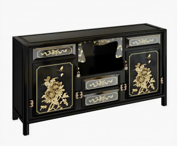 New Chinese Style Side Cabinet-ID:908680089