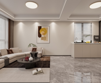 Modern A Living Room-ID:958185913