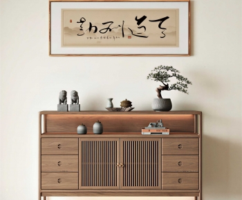 New Chinese Style Side Cabinet-ID:335186963