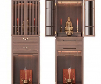 New Chinese Style Buddhist Niche-ID:499696976