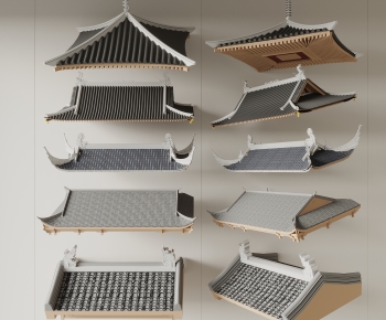 New Chinese Style Building Component-ID:196166996