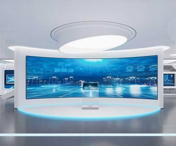 Modern Exhibition Hall-ID:712366104