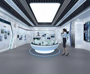 Modern Exhibition Hall-ID:371114029