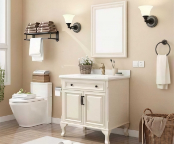 American Style Bathroom Cabinet-ID:948798898