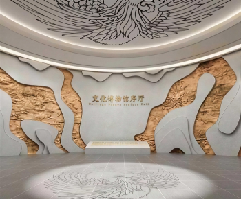 Modern Exhibition Hall-ID:223433027