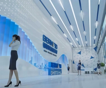 Modern Exhibition Hall-ID:261781933