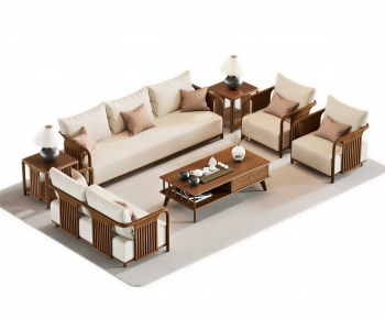 New Chinese Style Sofa Combination-ID:362129216