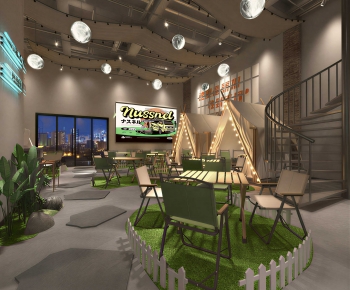 Industrial Style Restaurant-ID:460602051