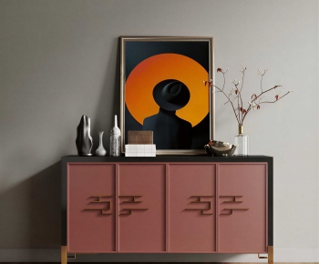 New Chinese Style Side Cabinet-ID:391269921