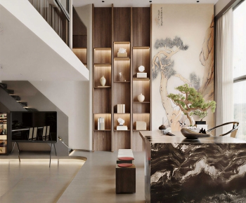 New Chinese Style Tea House-ID:976874115