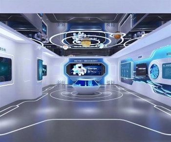 Modern Exhibition Hall-ID:561680899