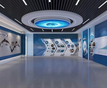 Modern Exhibition Hall-ID:317414054