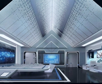 Modern Exhibition Hall-ID:453809981