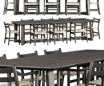 Modern Dining Table And Chairs-ID:797513965
