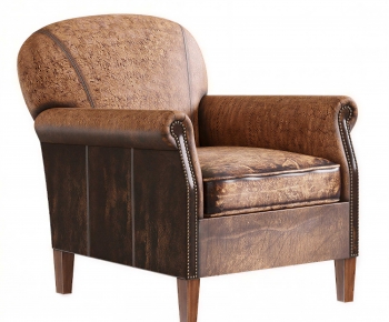 American Style Single Sofa-ID:303386934