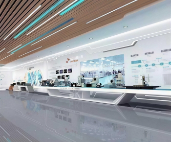 Modern Exhibition Hall-ID:485726127