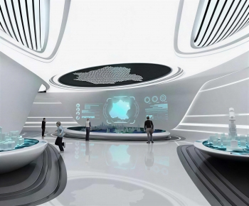 Modern Exhibition Hall-ID:184340535