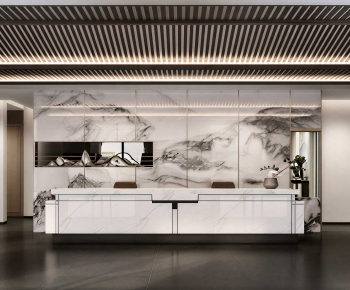 New Chinese Style Lobby Hall-ID:571126941