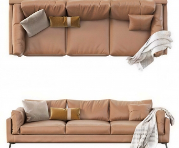 Modern Three-seat Sofa-ID:544576888