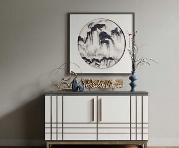 New Chinese Style Side Cabinet-ID:724891906