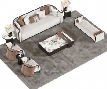 New Chinese Style Sofa Combination-ID:220037944