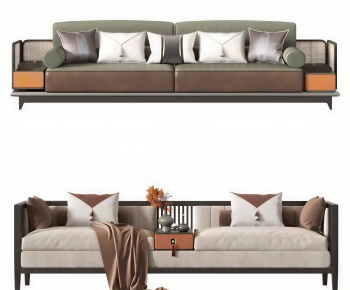 New Chinese Style A Sofa For Two-ID:743065122