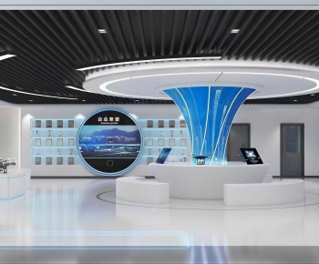 Modern Exhibition Hall-ID:564444075