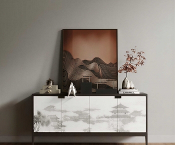New Chinese Style Side Cabinet-ID:362572917