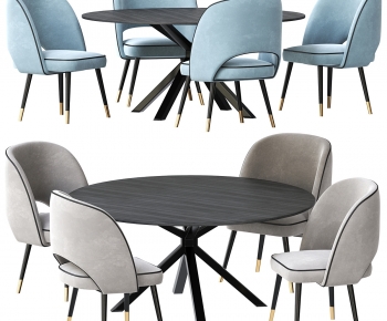 Modern Dining Table And Chairs-ID:496175056
