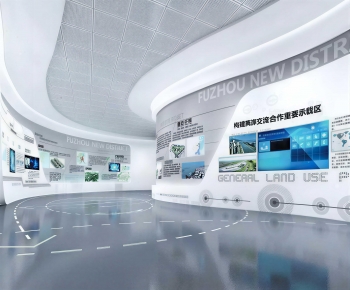 Modern Exhibition Hall-ID:816078906