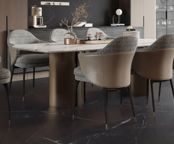 Modern Dining Table And Chairs-ID:183367011