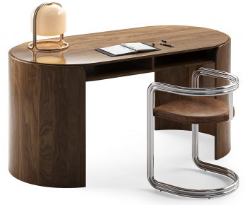 Modern Computer Desk And Chair-ID:230863096
