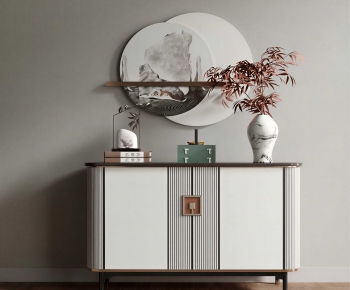 New Chinese Style Side Cabinet-ID:670819397