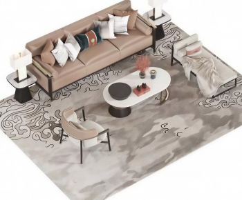 New Chinese Style Sofa Combination-ID:167258026