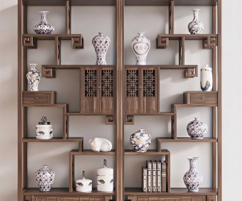 New Chinese Style Antique Rack-ID:860100038