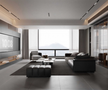 Modern A Living Room-ID:852612977