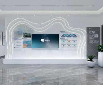 Modern Exhibition Hall-ID:804356102