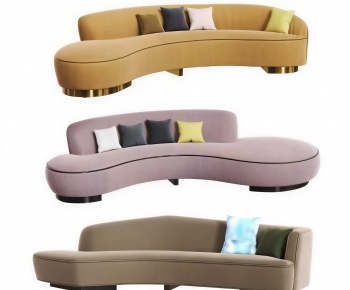Modern Curved Sofa-ID:210520036