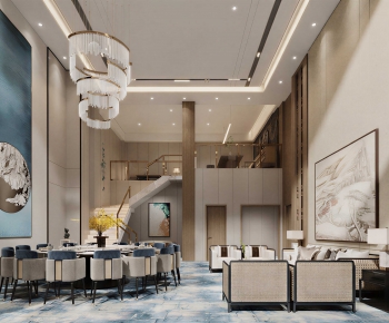 New Chinese Style A Living Room-ID:552665002