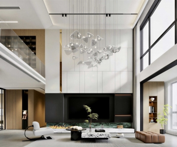 Modern A Living Room-ID:898591046