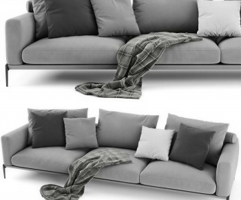 Modern Three-seat Sofa-ID:474020004