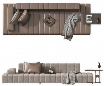 Modern Three-seat Sofa-ID:393383033