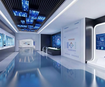 Modern Exhibition Hall-ID:184984921